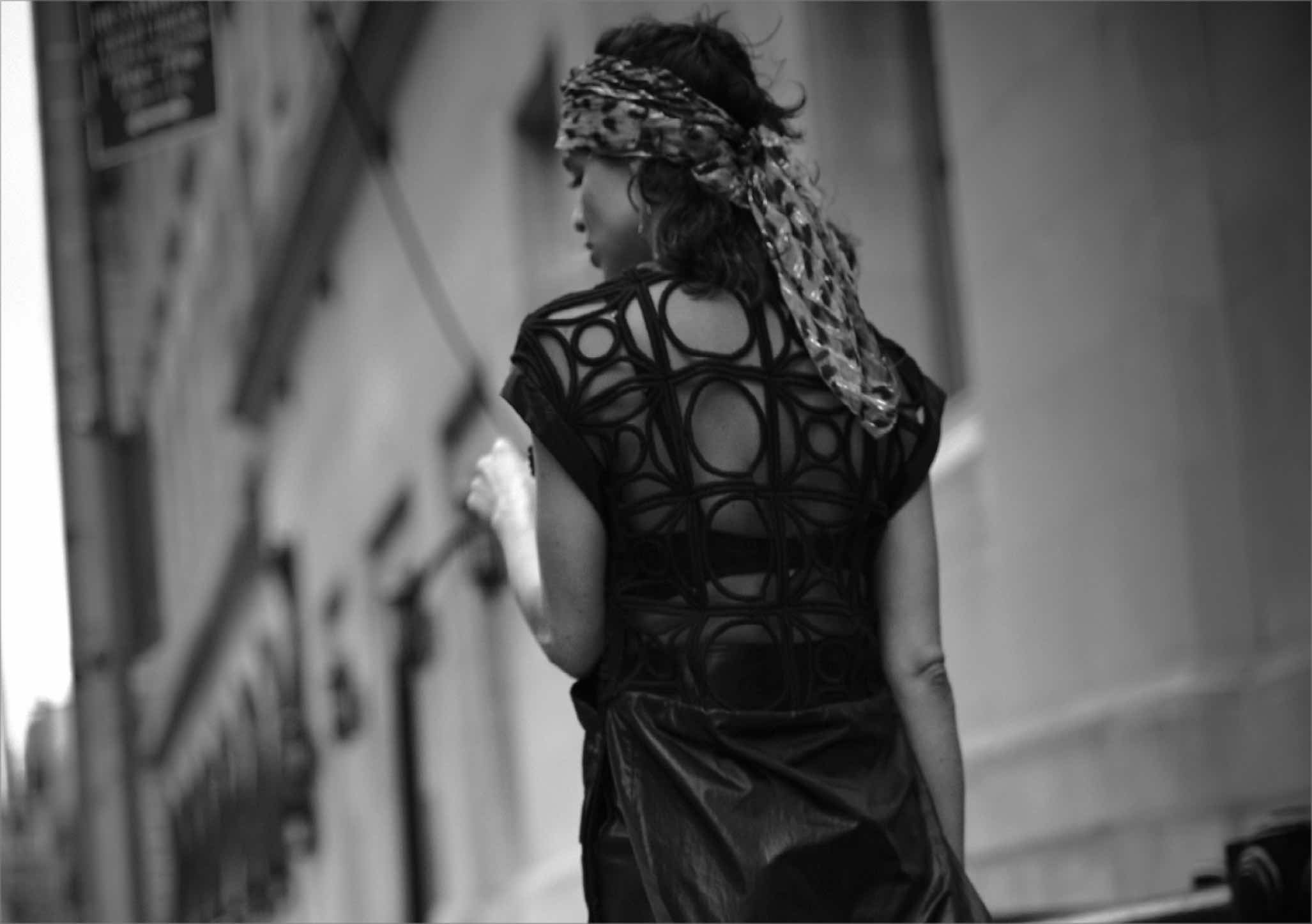 Jaz James walking the streets of NYC